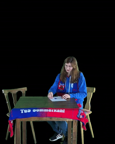 Paper Table GIF by TuS Sommerkahl