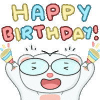 Happy Birthday Celebration Sticker