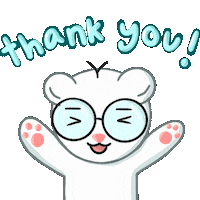 Excited Polar Bear Sticker