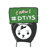 Tamamochie panda cute panda sansan dtiys Sticker