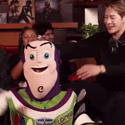 Buzz Lightyear Hug GIF
