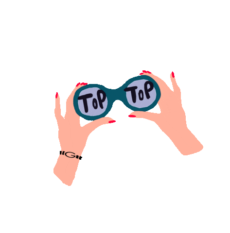 top glasses Sticker by Guitar Pr & Communication Consultancy