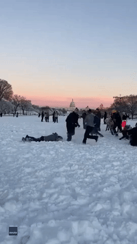 'Battle of Snomicron': Snowball Skirmish Held on National Mall