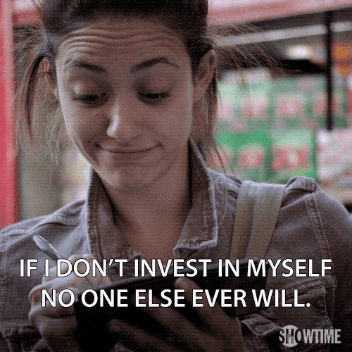 season 3 if i dont invest in myself no one else ever will GIF by Shameless