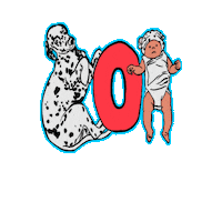 Dog Dalmatian Sticker