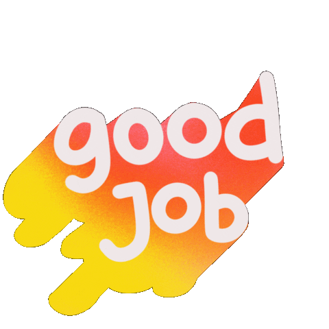 Well Done Wow Sticker by Demic