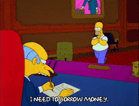 Scared Season 3 GIF by The Simpsons