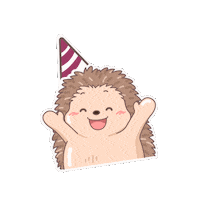 Happy Birthday Smile Sticker by Studio Tropik