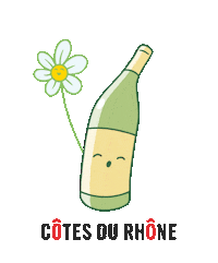 White Wine Cheers Sticker by Côtes du Rhône Wines