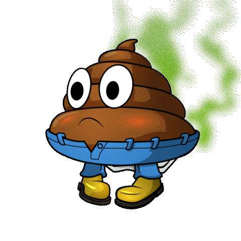 Gass Farting Sticker by Hugo.fm