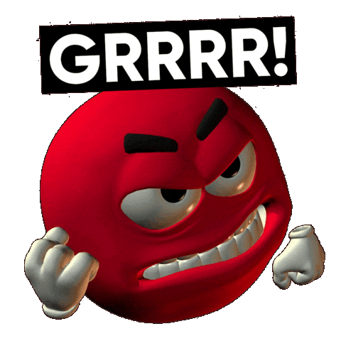 Angry Face Sticker by Die Linke Schwelm