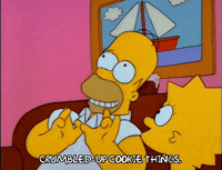 Excited Season 3 GIF by The Simpsons