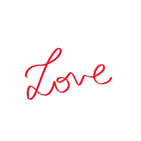 V Love Sticker