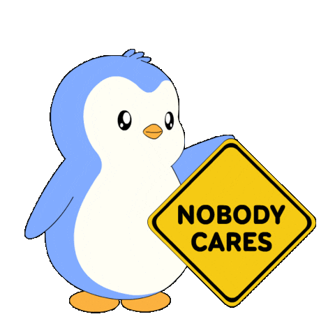 So What Whatever Sticker by Pudgy Penguins