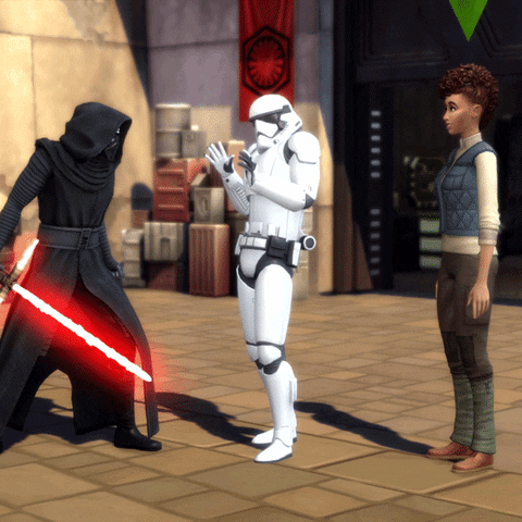 Star Wars Wow GIF by The Sims