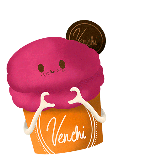 VenchiHK giphyupload gelato venchi Sticker