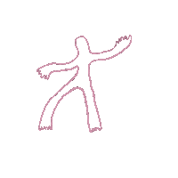 elisamariejeanne love pink hand doodle Sticker