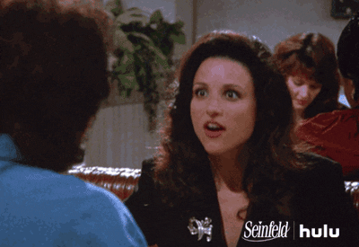 not really listening elaine benes GIF by HULU