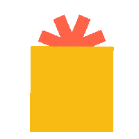 Give Christmas Present Sticker by primarydotcom