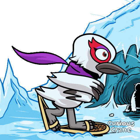 Snow Winter Sticker by VeeFriends