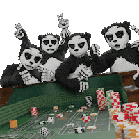 Panda Betting Sticker by Endangered Labs