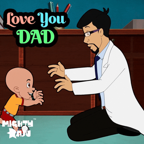 Family Father GIF by Chhota Bheem