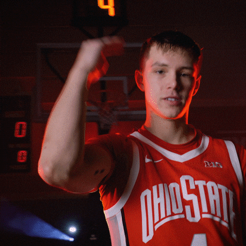 Basketball Shooter GIF by Ohio State Athletics