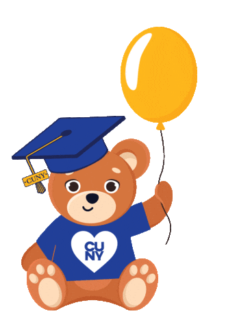 Graduation Cuny Sticker by The City University of New York
