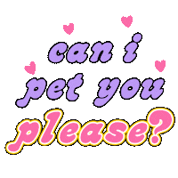 dog can i pet you please Sticker by zoellabeauty