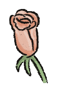 sasacalligraphyarts flower rose 玫瑰 sasacalligraphyarts Sticker
