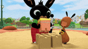 Children Sand GIF by Bing Bunny