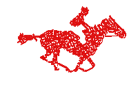 Artist Running Sticker