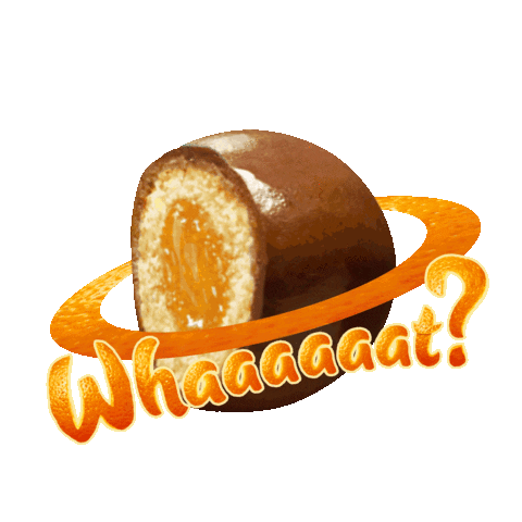 JaffaCakesOfficial what confused sun orange Sticker