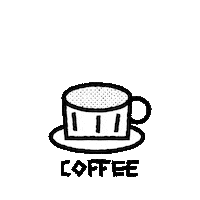 XILK coffee vegan cafe coffee time Sticker
