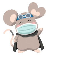 Mask Waving Sticker by Sqkii