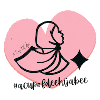 Hijab Sticker by acupofdee