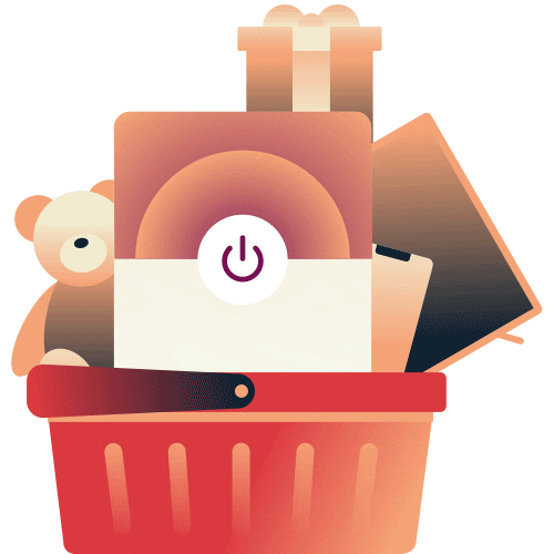 Shopping Spree Sticker by ExpressVPN