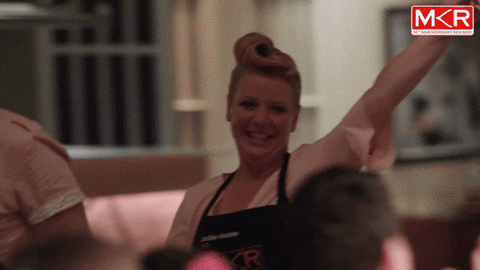 wave mick GIF by My Kitchen Rules
