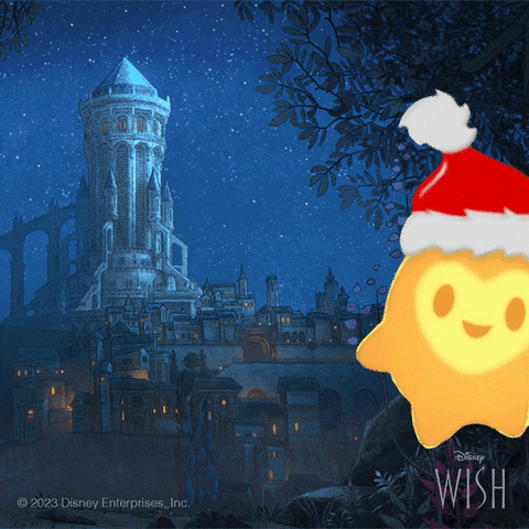 Santa Hat Hello GIF by Walt Disney Animation Studios