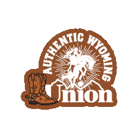 UnionWireless cowboy union wyoming unionwireless Sticker