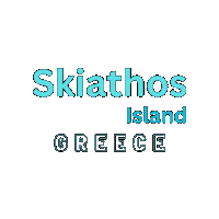 SkiathosGreece skiathos skiathosisland σκιαθος skiathosgreece Sticker