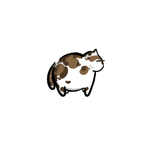 Cats Fatcat Sticker