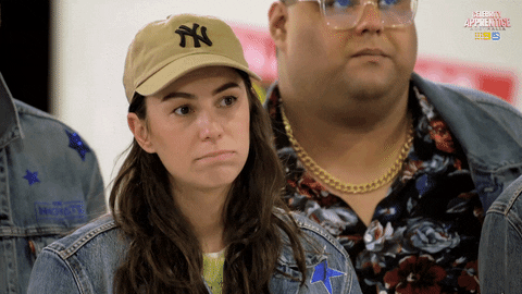 Confused React GIF by Celebrity Apprentice Australia