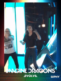 evolve GIF by IMAGINE DRAGONS ARCADE