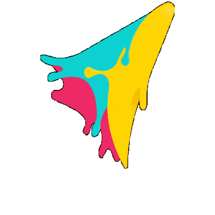 TristarCoatings color bounce paint airplane Sticker