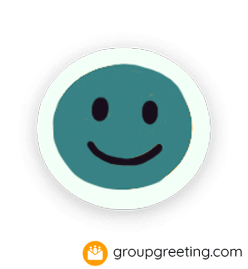GroupGreetingcards giphyupload happy smile smiley Sticker
