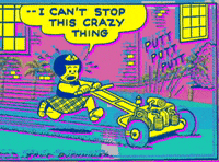 michaelpaulukonis pink blue yellow aesthetic GIF