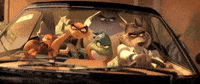 Driving On My Way GIF by TheBadGuysMovie