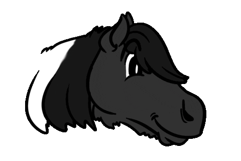 Tongue Pony Sticker by Ponyfarben