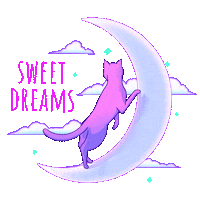 Sleepy Sweet Dreams Sticker by Messenger
